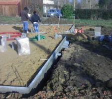 Passage des PVC pour évacuation d'eau