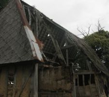 Grange qui a été démonte en juillet