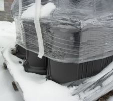 Les faitières sous la neige
