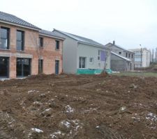 Le jardin vue du Nord-Ouest