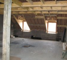 Les deux chambres de l'étage
