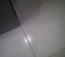 T&acirc;ches sur le carrelage qui progressent...