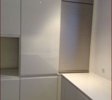 Meuble petit déjeuné posé