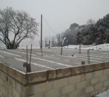 Plancher kaliplan, dalle coulée
