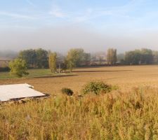 Le terrain tr&egrave;s pentu comme vous voyez.