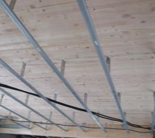 Rail plafond pièce principale