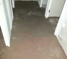 Ragréage couloir 1er étage