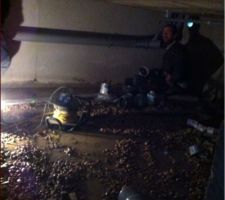Passage tuyaux d'evacuation dans Vide sanitaire