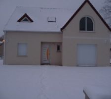 Premier hiver - La neige