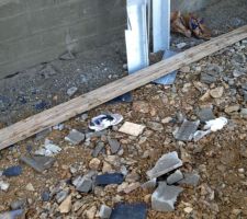 Je veux bien nettoyer le chantier, mais pas ça !!!!! grrrrr