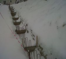 Mur d'enceinte ouest/gauche(mur de soutènement)