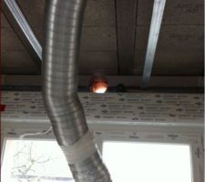 Extraction extérieure pour la hotte