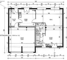 Plan du rez-de-chaussée.