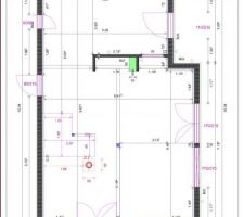 Plan de la structure du RDC.