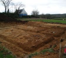 Et voilà, comme promis, le terrassement a commencé le 22/01 !!!