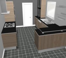 Vu de la cuisine de la S.a.M