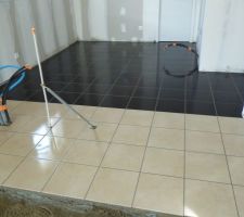 La cuisine et le début du séjour après nettoyage