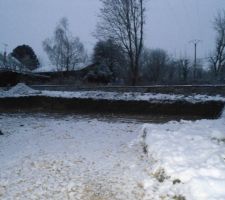 Un peu de neige pour le coté "féérique"!