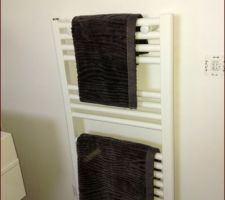 S&egrave;che serviette en place