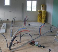 Début des cloisons
