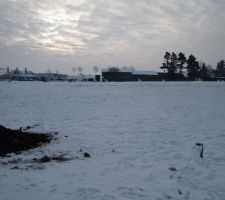 Photo du terrain 
les bornes sont sous la neige