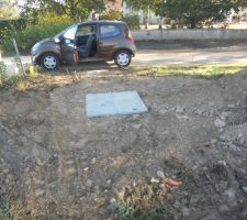 Ouverture du compteur d'eau par la société SAUR (indispensable à l'ouverture du chantier)