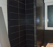 La douche italienne, presque finie...