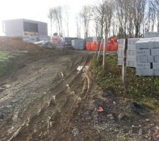 Accès à notre chemin coté droit