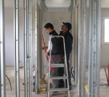 Pose des blocs portes
