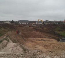 Suite des travaux de viabilisation