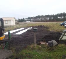 Accès chemin chantier