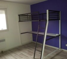 Son lit est monté !!!