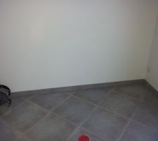 Carrelage quasi fini reste joints des plinthes
