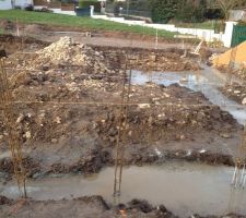 Terrassement et fondations, enfin !