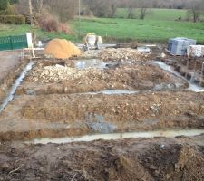 Terrassement et fondations, enfin !