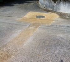 Raccordement aep, tranchée route communale