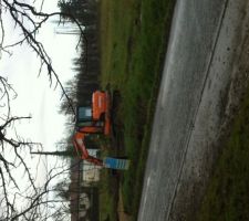 D&eacute;but du terrassement