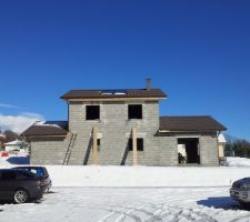 Capteurs thermiques sur le toit face SUD