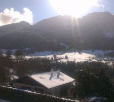 Vue du balcon de notre chambre