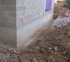 Juin 2012 : pr&eacute;paration du drain