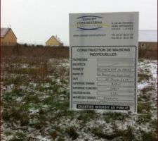 Terrain sous la neige