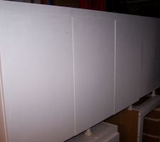 Meuble de la cuisine en 2 couche de blanc