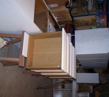 Meuble de la cuisine en 2 couche de blanc