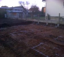 Tra&ccedil;age des puits