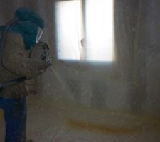 Polyuréthane projeté