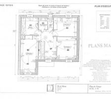 Plans du 1er étage (plans d'éxécution après map)