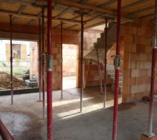 Vue du futur sejour.