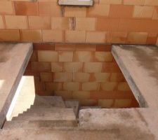 Vue de l'escalier de l'&eacute;tage