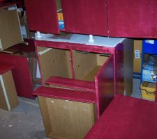 Premier couche de rouge