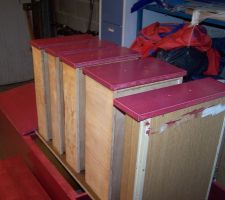 Premier couche de rouge